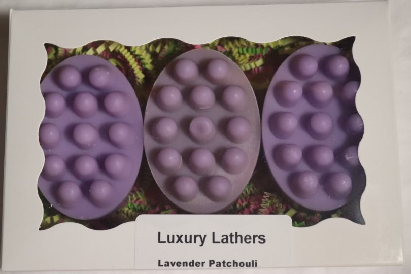 Lavender Patchouli Scrub Bars